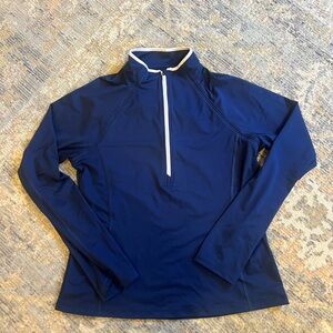 Vineyard Vines Women's Navy Long-Sleeve Athletic Top